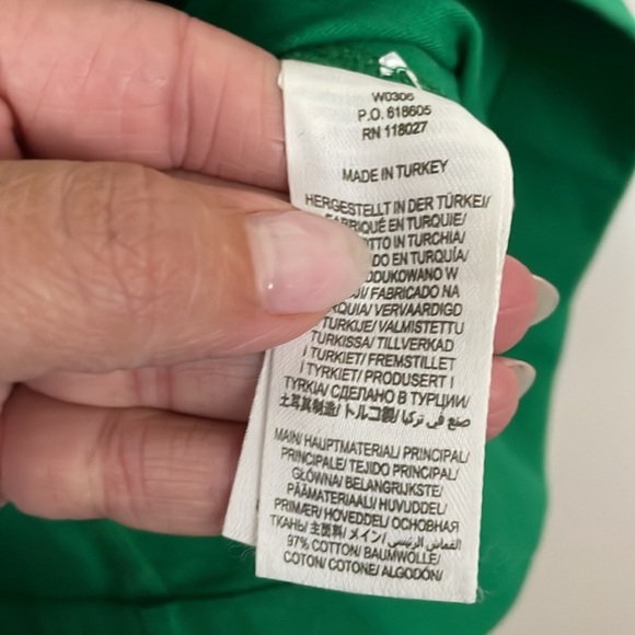 Boden Size 8 97% Cotton Vibrant Green Dress with Pockets - Picture 5 of 7